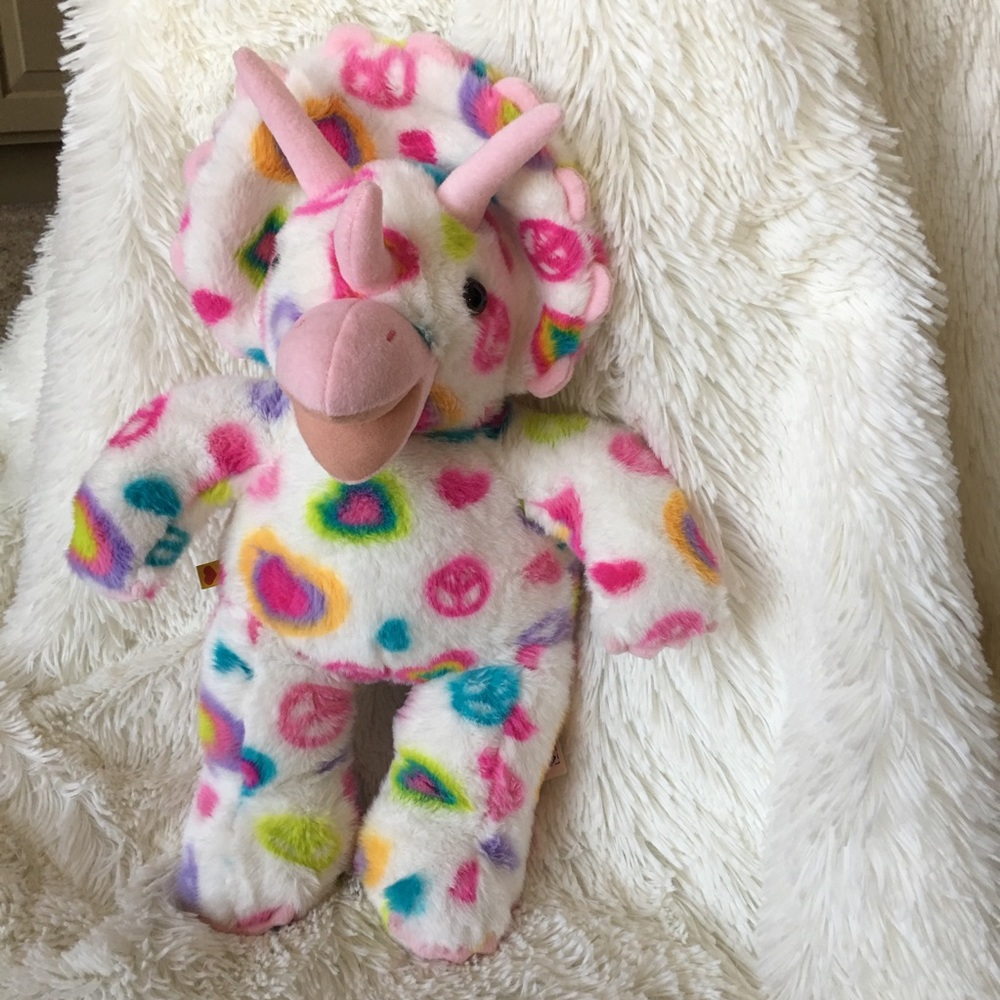 Adorable Build A Bear Plush Triceratops 🌹